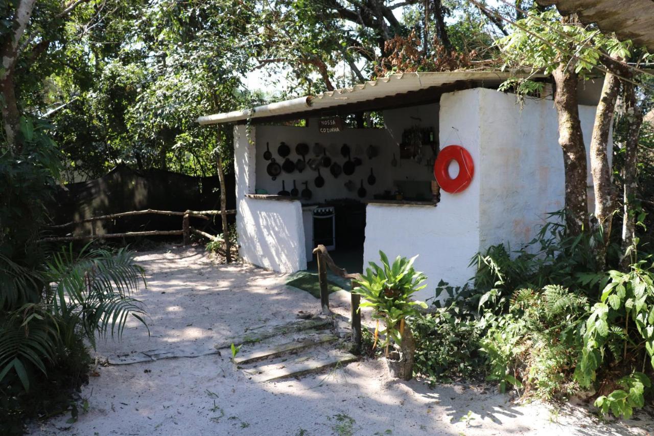 Nosso Chale Na Ilha Hotel Cananeia Bagian luar foto